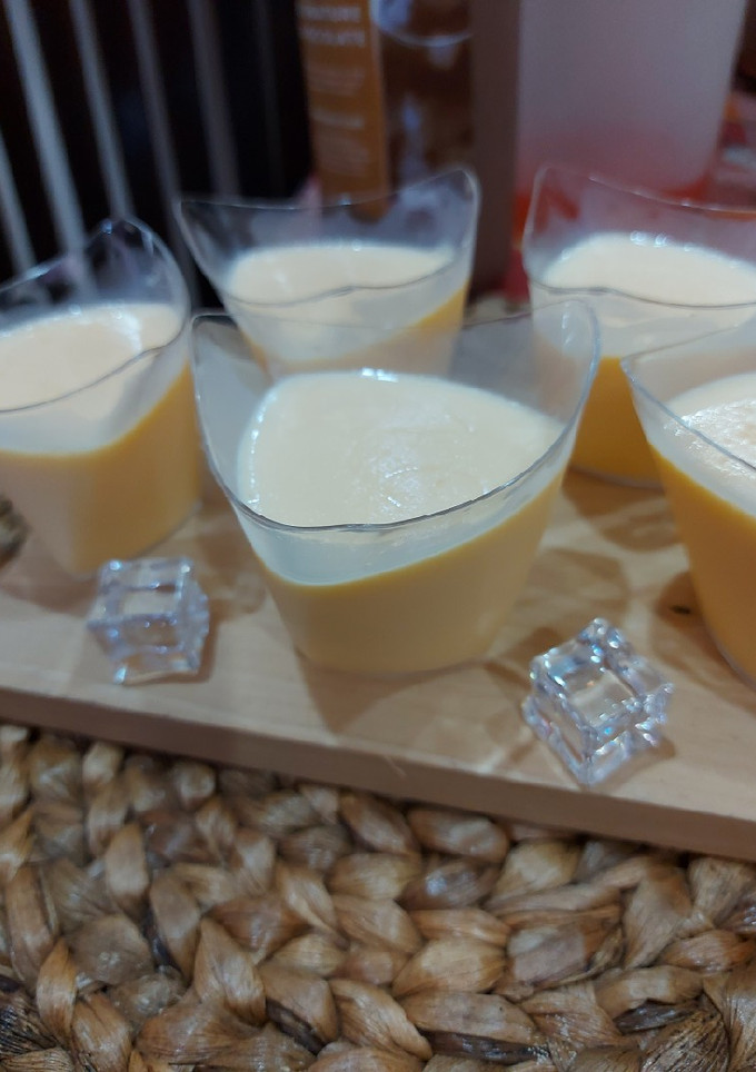 Foto resep Silky pudding Mangga