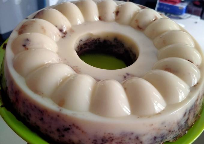 Puding Milo Oreo