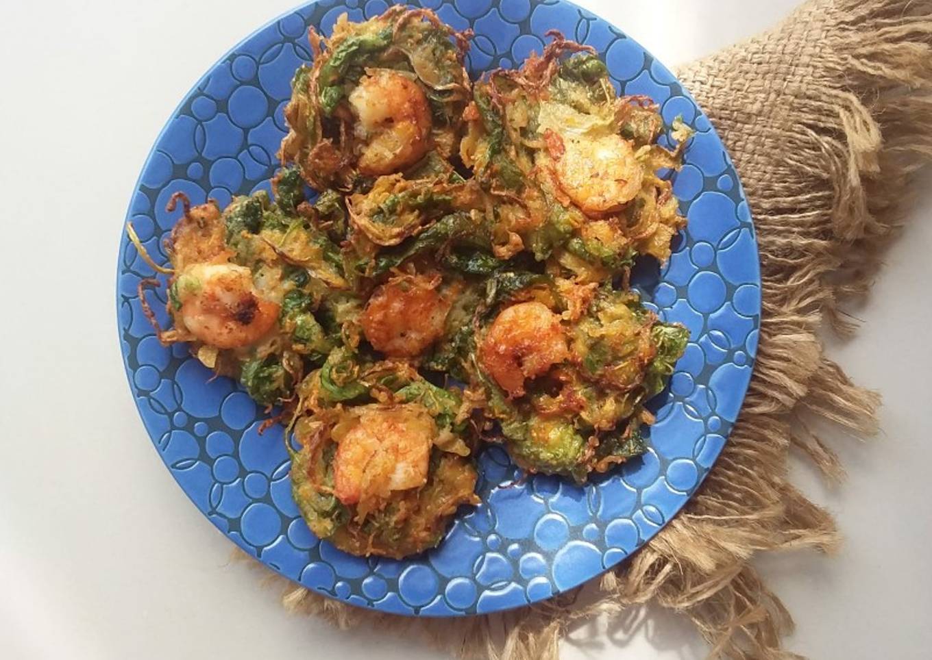 Babadang (Bala-bala bayam udang)