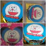 Cake ultah Doraemon