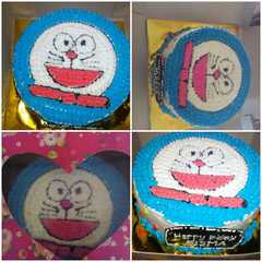 A picture of Cake ultah Doraemon.