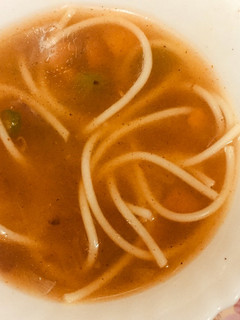 A picture of Vegetables noodles soup.