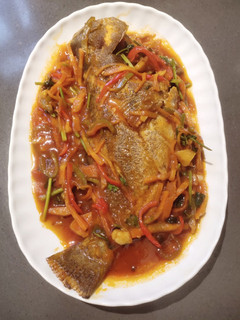 A picture of Sweet and Sour Fish.