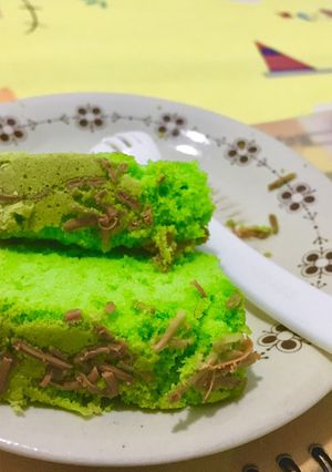 Foto resep Pandan santan cake
