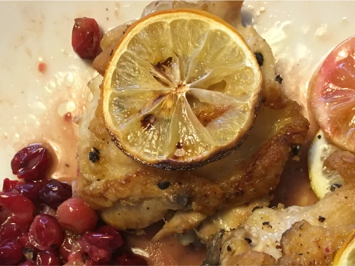 Easy Way Make Recipe Meyer Lemon Chicken with Fresh Cranberries that is Delicious, Perfect}