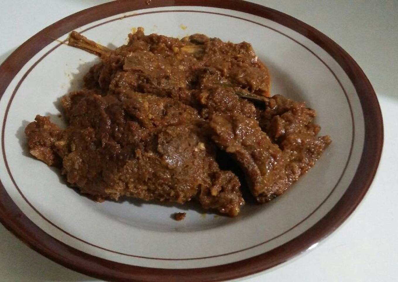 Langkah Mudah untuk Menyiapkan Rendang daging #alaNakKairo yang
Menggugah Selera