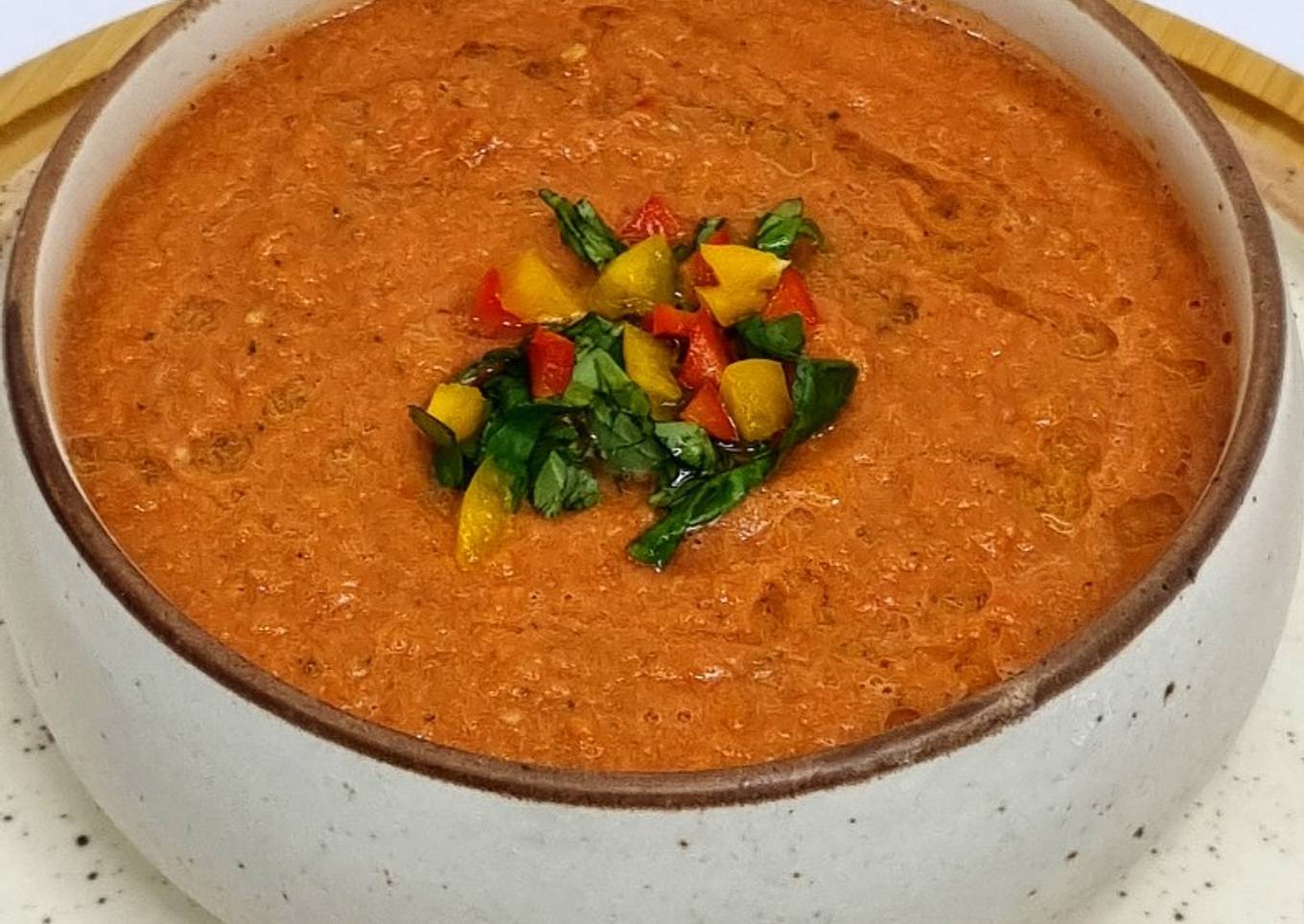 Gazpacho Soup -A healthy chilled soup