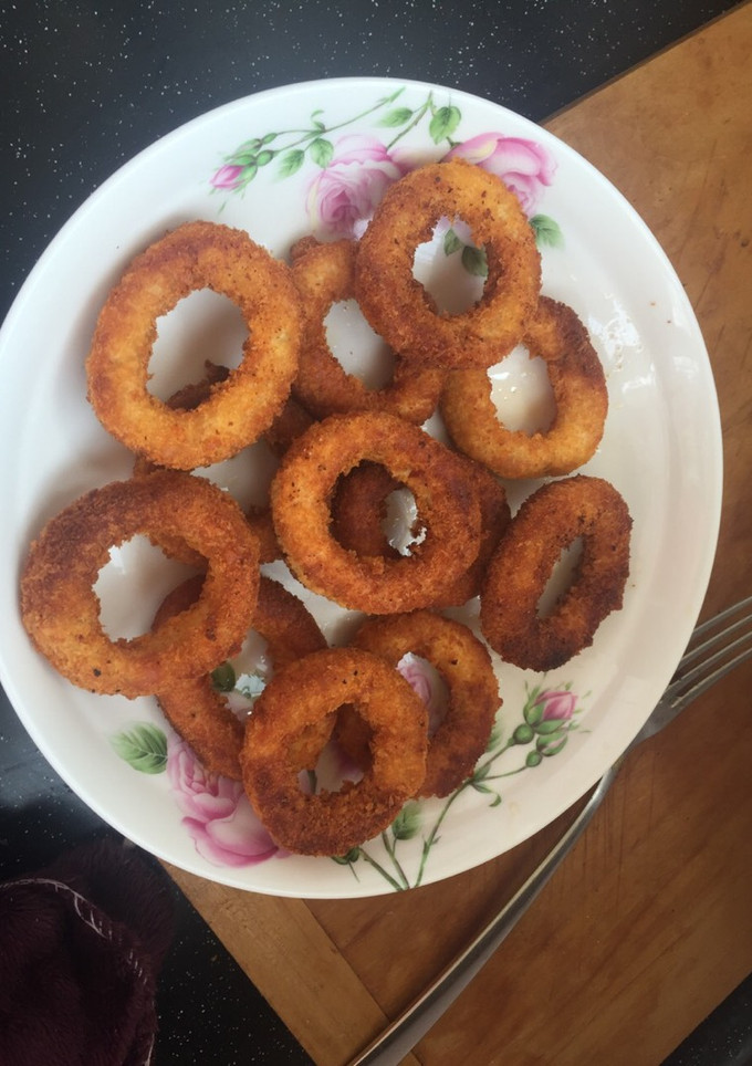 Una foto de Cebollas Empanizadas