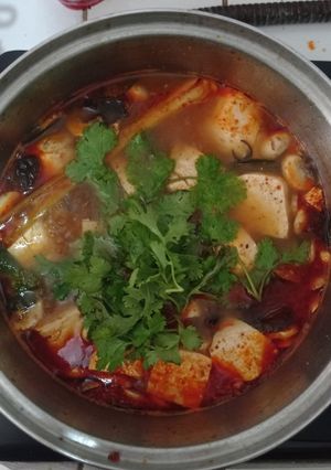 Foto resep Tom Yam Tahu Jamur Vegetarian