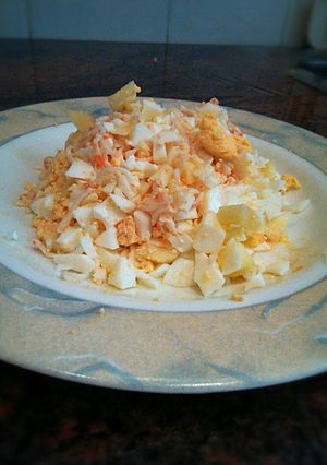 A picture of 20minutes egg summer salad.