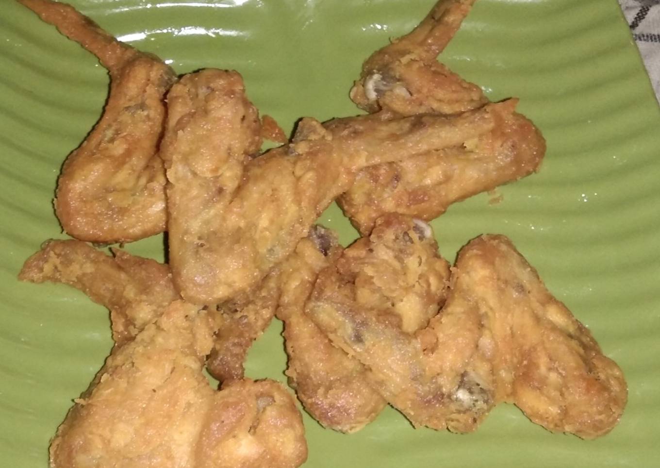 Ayam goreng tepung simple