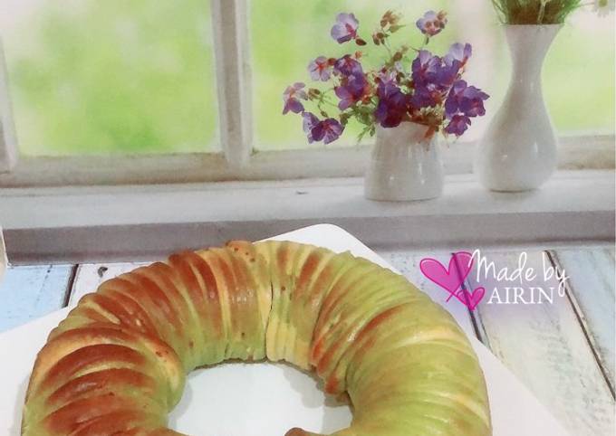 Resep: Wool Roll Bread green tea mix Ekonomis Untuk Jualan