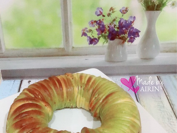 Resep: Wool Roll Bread green tea mix Ekonomis Untuk Jualan