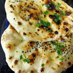 A picture of Garlic-Butter Naan.
