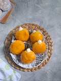 Creme Brulee Bomboloni Pumpkin