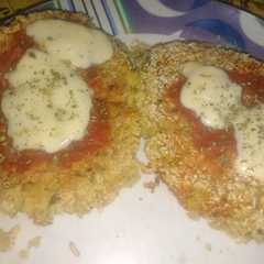 Una foto de Milanesas de garbanzos