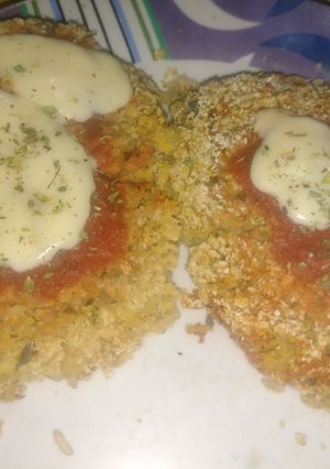 Una foto de Milanesas de garbanzos