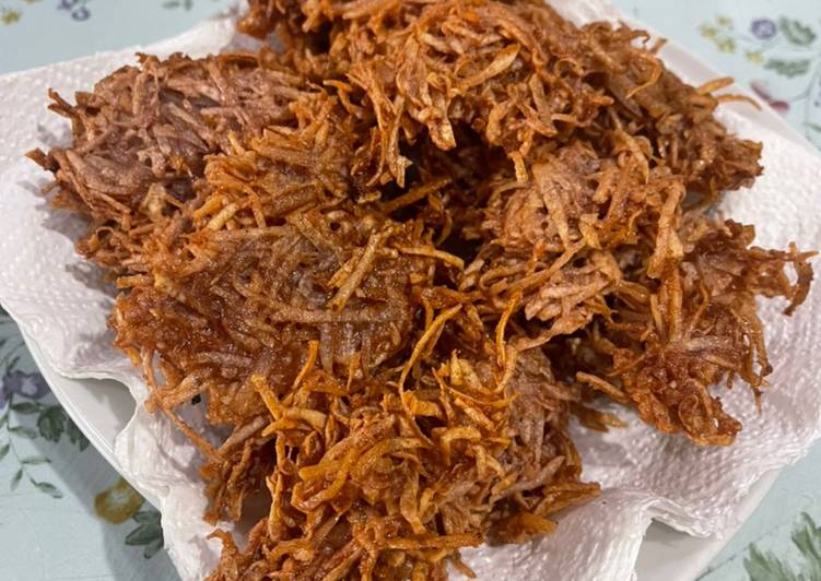 Masakan Unik Wu yen crispy - talas goreng garing krispi Enak Sederhana