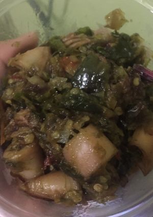 Foto resep Cumi Asin Sambel Ijo