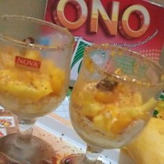A picture of Mango parfait.