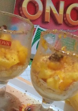 A picture of Mango parfait.