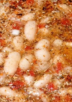 Una foto de Porotos al escabeche