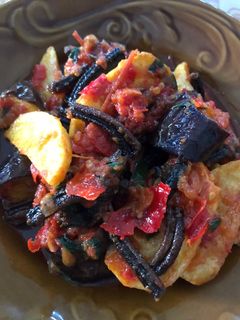 Foto resep Belut balado terong kentang