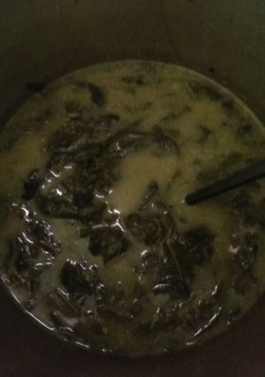 Foto resep Sayur daun singkong santan