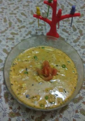 A picture of Milky mutter paneer.