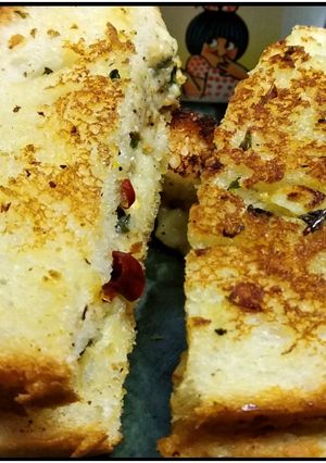 গার্লিক ব্রেড স্টিকস (garlic bread sticks recipe in bengali) রেসিপির প্রধান ছবি