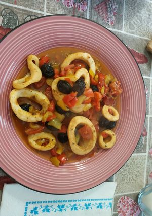 Foto di Anelli di totano ai peperoni e olive
