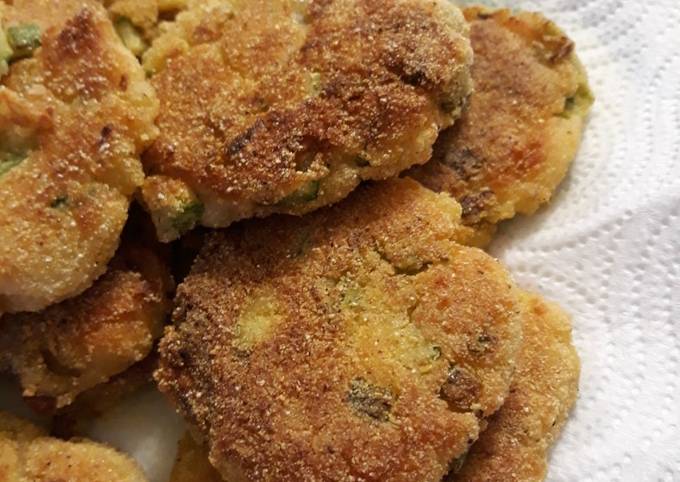 Polpette di zucchine e ricotta (o mozzarella)