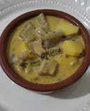 Papas con cuero