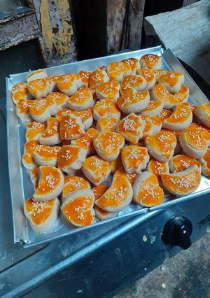 Foto resep Kue kacang wijen