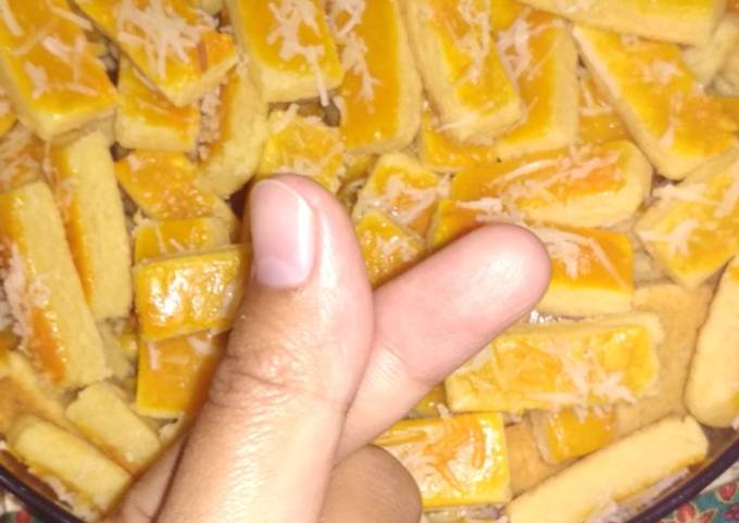 Kastengel tanpa oven pakai teflon dan tanpa telur