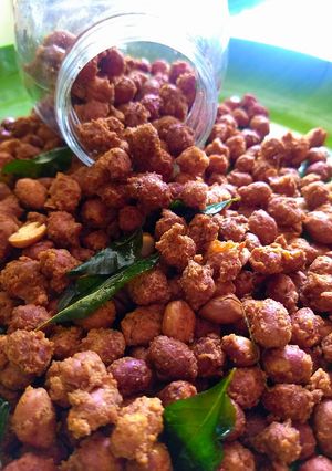 A picture of Peanut pakodi.