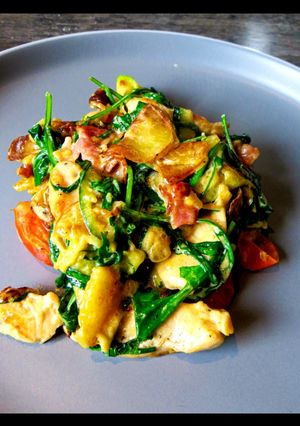 Hähnchenpfanne mit Gemüse Rezepthauptbild
