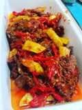 Dendeng balado (steak minang)