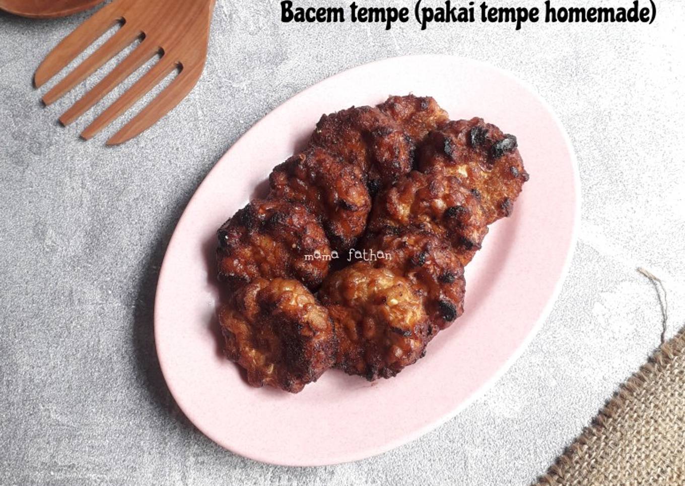 Bacem tempe (pakai tempe homemade)