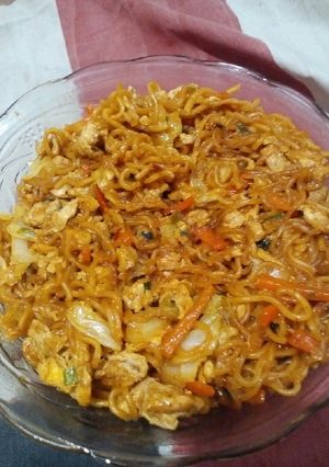 Foto resep Mie goreng sayur