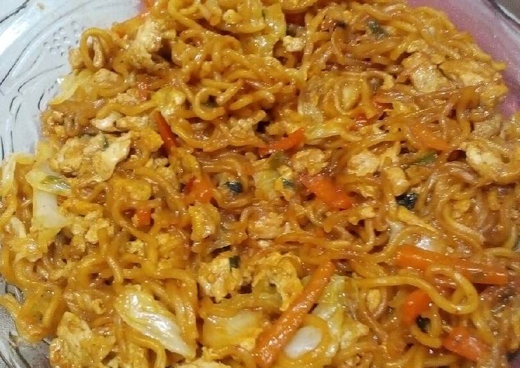 Resep Mie goreng sayur Anti Gagal