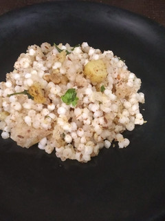 A picture of Sabudana khichdi.