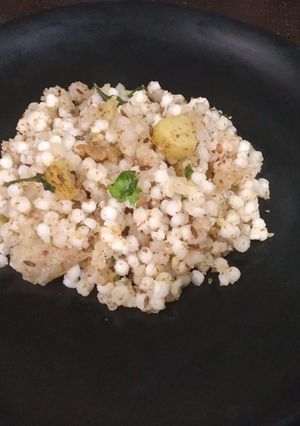 A picture of Sabudana khichdi.