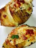 Papas Hasselback o papas acordeón