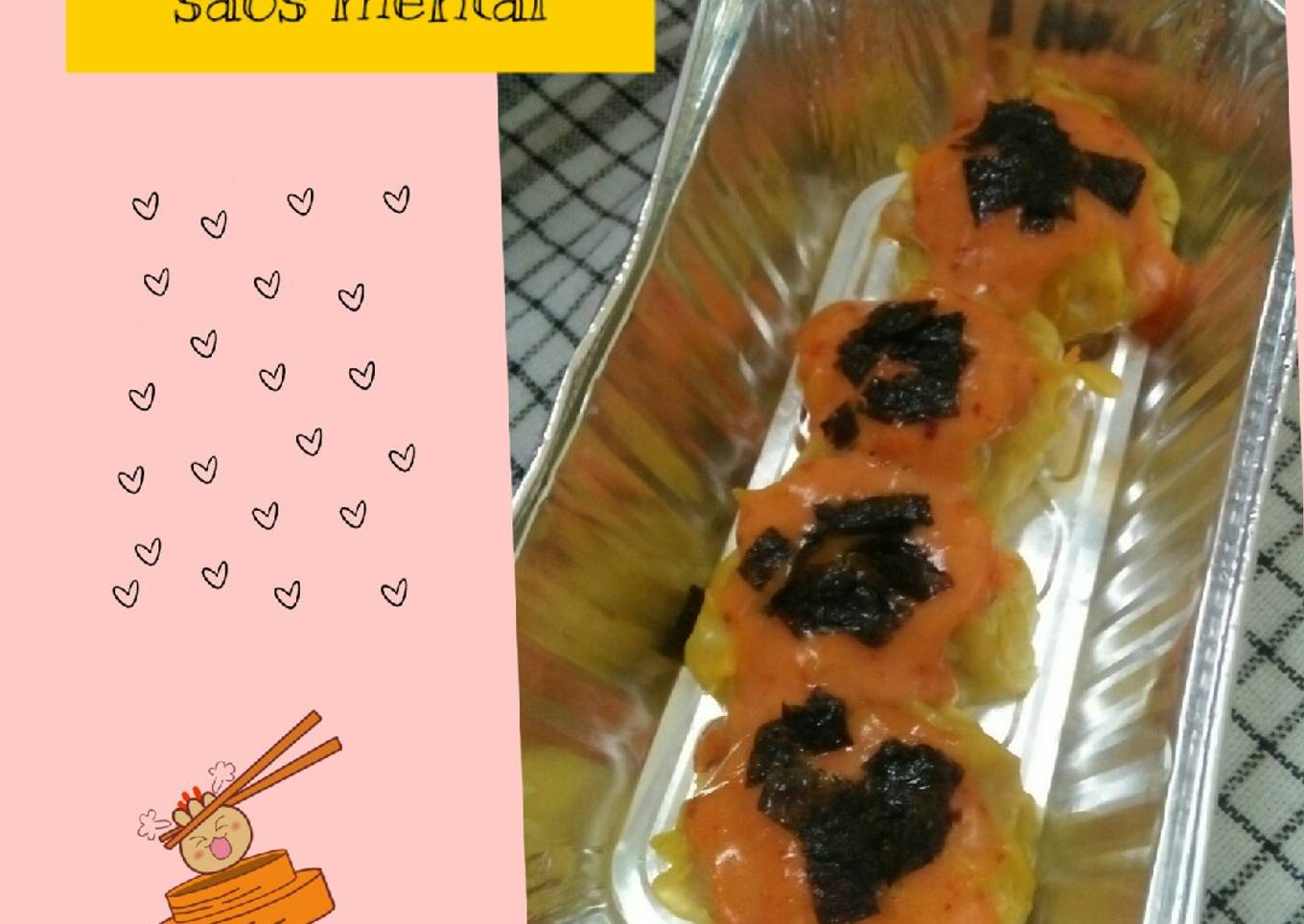 Dimsum ayam saos mentai