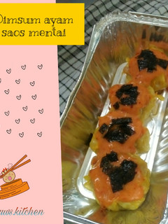 Foto resep Dimsum ayam saos mentai