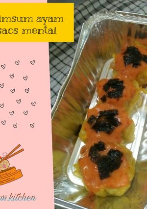Foto resep Dimsum ayam saos mentai