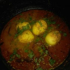 A picture of Egg masala.