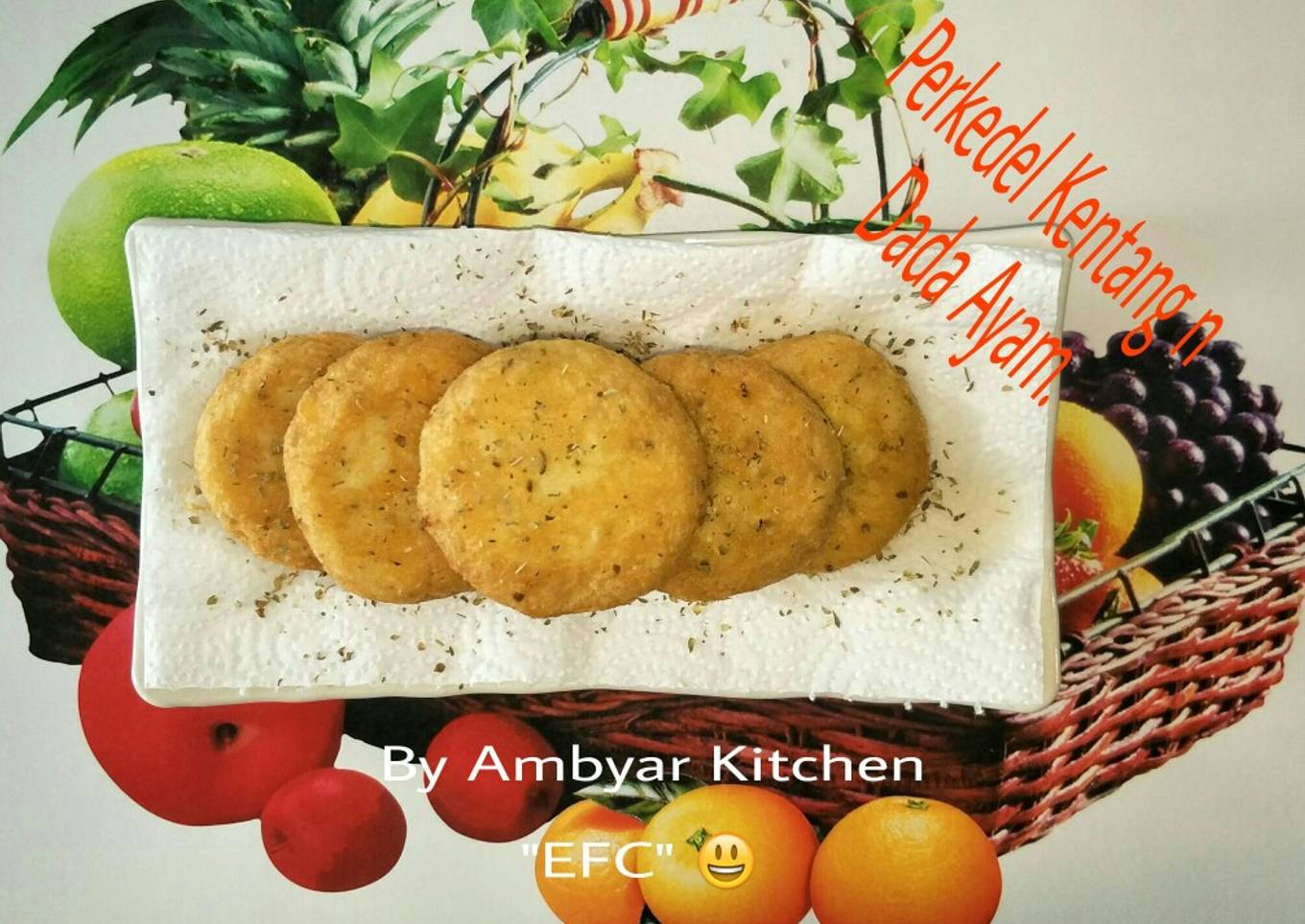 🥔Perkedel + Ayam🐓 (Kentang direbus)