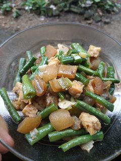 Foto resep Tumis Tempe Kacang Panjang Kikil simple untuk belajar masak